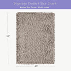 Bigacogo Chunky Knit Throw Blanket - Image 2