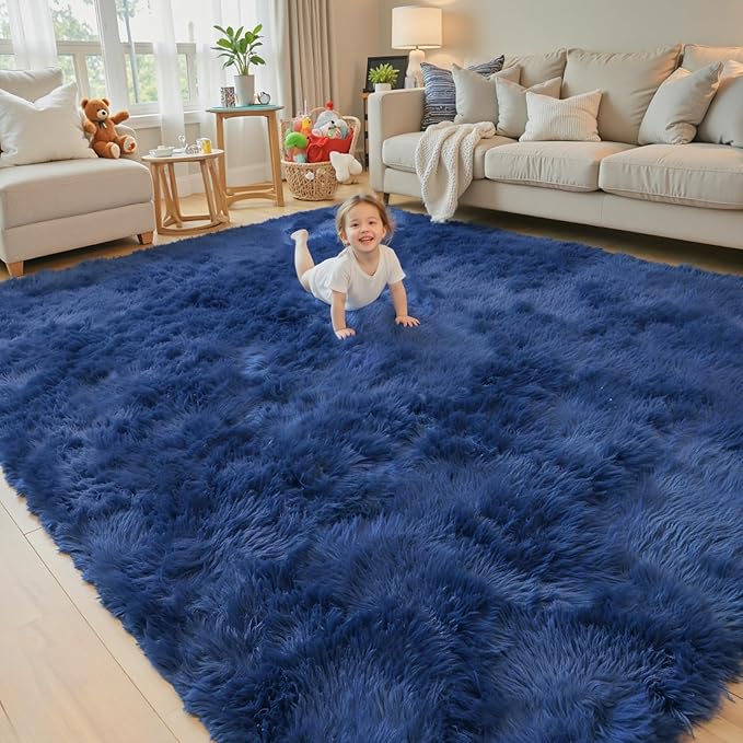 3x5 Rug, Bedside Preppy Dorm Area Rug, College Essentials Small Carpets - Image 5