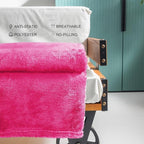 Exclusivo Mezcla Plush Fuzzy Fleece Throw Blanket Extra Large, Super Soft - Image 5