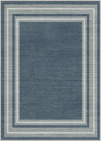 OPPODREAM Border Soft Area Rugs 5x7, Washable Blue Rug - Image 9