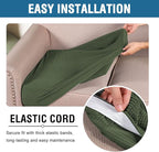 H.VERSAILTEX Super Stretch Individual Seat Cushion Covers Sofa Covers Couch - Image 5