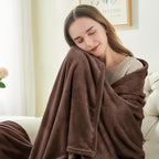 BEDELITE Fleece Blanket Brown Throw Blankets - Image 2