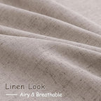 Nanspring Brownish Grey Linen Curtains - Image 4