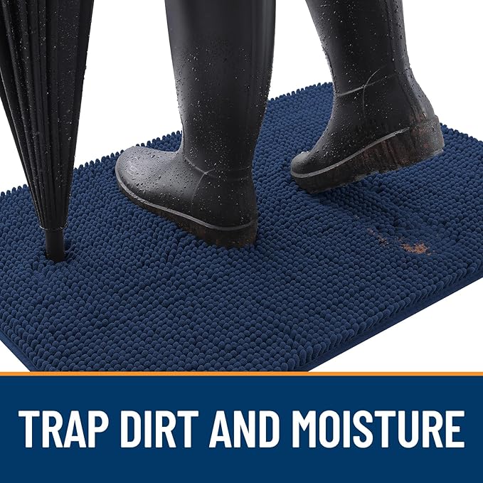 OLANLY Dog Door Mat for Muddy Paws 70x24, Absorbs Moisture and Dirt, Absorbent - Image 2