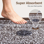 70x24 Long Bathroom Rugs Washable Non Slip, Soft Absorbent Quick Dry Mats - Image 7