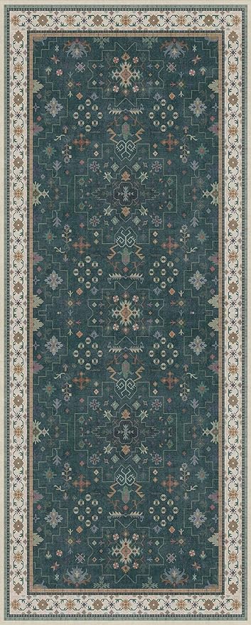 Dark Green 2x5 Kitchen Rug - Image 8