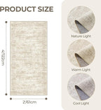 2x4 Washable Rug Runner for Bathroom, Soft Entryway Rug for Laundry Room - Image 2