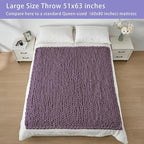 Bigacogo Chunky Knit Throw Blanket - Image 5