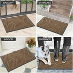 Colorxy Waterproof Doormat, Sturdy Natural Rubber Front Indoor Mat, Non Slip - Image 6