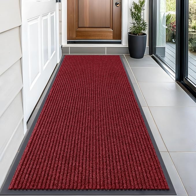 OLANLY Front Door Mat Indoor Outdoor Entrance, Waterproof Heavy Duty Doormat by OLANLY