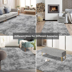 Shag Area Rugs for Bedroom Living Room, 6X9 Ultra Soft Fluffy Area Rugs for Dorm - Image 9