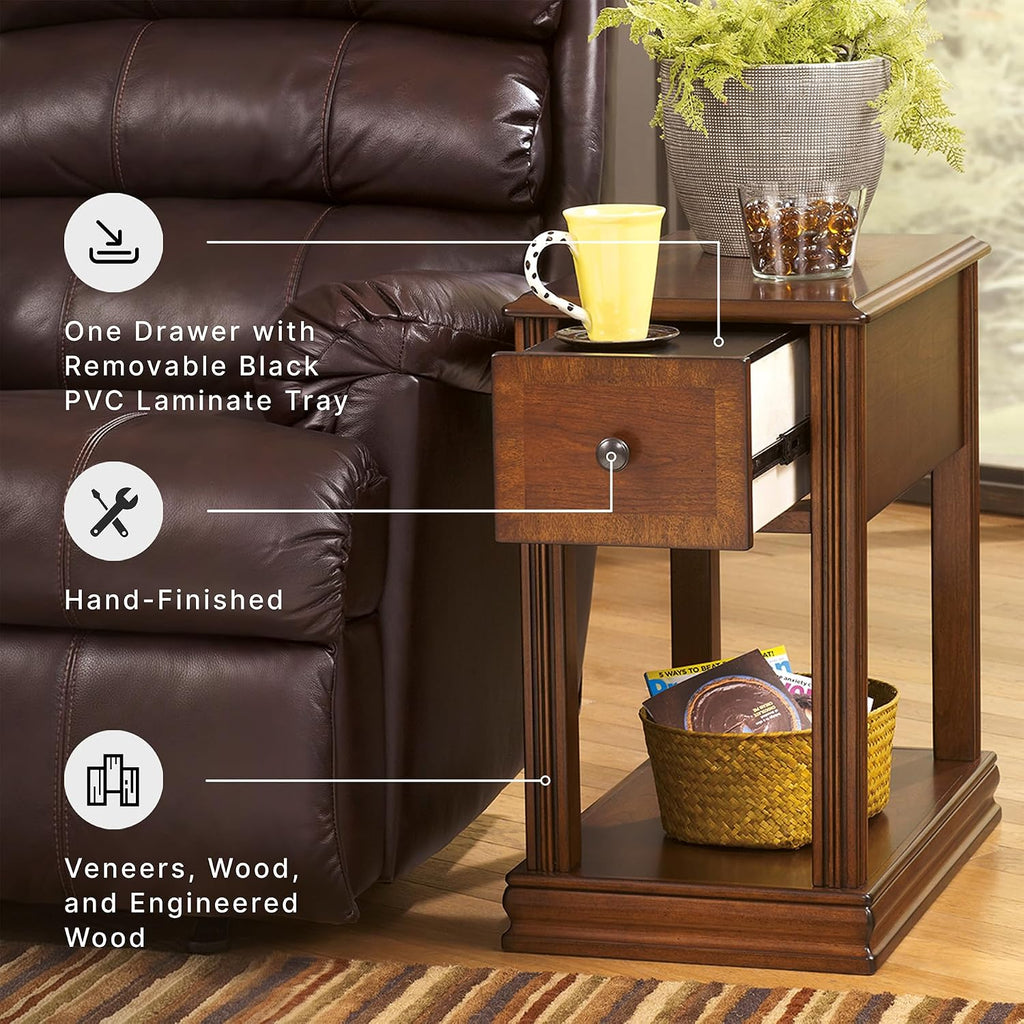 Signature Design by Ashley Breegin Narrow Chairside End Table