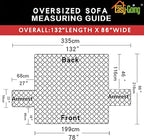 Easy-Going Reversible Oversized Couch Cover - Image 6