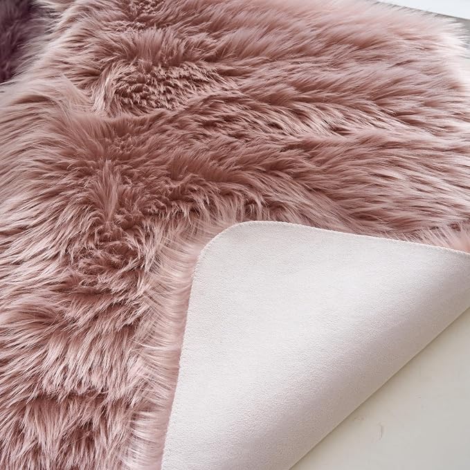 Arbosofe Ultra Soft Faux Fur Rug, Area Rugs, Kids Room Decor, 2 x 6 Feet - Image 5
