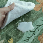 Washable Floral 2x3 Area Rug: Indoor Soft Scalloped Carpet - Image 4