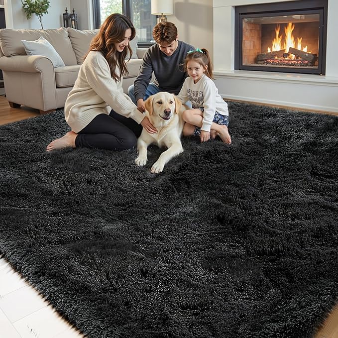 Rugs for Living Room 5x8, Alfombras para Salas Shag Large Plush Soft Area Rug - Image 7