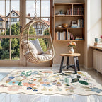 Washable 3x5 Entryway Area Rugs: Ultra Soft Floral Carpet - Image 2