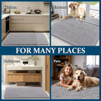 OLANLY Dog Door Mat for Muddy Paws 70x35, Absorbs Moisture and Dirt, Absorbent - Image 8