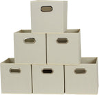 Household Essentials 6 ct Open Fabric Cube Storage Bins, Forest Green
