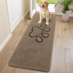 Smiry Dog Door Mat for Muddy Paws, Absorbent Dirt Trapper Non Slip Quick Dry by Smiry