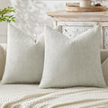 MIULEE Pack of 2 Couch Throw Pillow Covers 18x18 Inch Grey-White Modern Boho by MIULEE