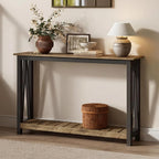 ChooChoo Farmhouse Console Table, Narrow Sofa Table for Entryway, 40 Inch