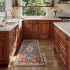 SERISSA 2x4 Boho Rugs for Entryway, Washable Non-Slip Kitchen Runner Rug - Image 2