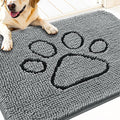 OLANLY Dog Door Mat for Muddy Paws 34x21, Paw Print Design, Absorbs Moisture by OLANLY