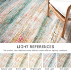 KOZYFLY Modern Abstract Hallway Runner Rug, 2x8 Washable Rug Runner Non-Slip - Image 4