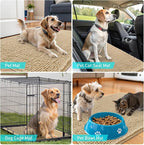 OLANLY Dog Door Mat for Muddy Paws 50x30, Absorbs Moisture and Dirt, Absorbent - Image 7