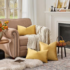 GIGIZAZA Golden Lumber Pillow Covers 12x20，Throw Velvet Decorative Cushion - Image 3