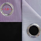 Estelar Textiler Ombre Purple and Grey Blackout Curtains 72 Inches Long - Image 7