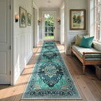 Area Rugs 2'x9' Runner Rug Non Slip Washable by RELEANY