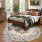 8ft Round Rug, Area Rugs 8ft, Washable Rug, Rugs - Image 3