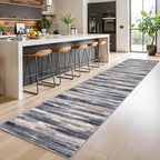 Lansny Modern Abstract Runner Rug 2.6x14 - Image 2