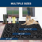 Smiry Welcome Door Mat Outside Entrance, Heavy Duty Trap Dirt and Moisture Easy - Image 2