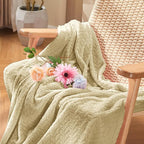 inhand Camel Throw Blanket for Couch, Super Soft Flannel Blanket Throw Size All - Image 2