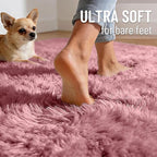 OLANLY Area Rugs for Living Room Bedroom, Machine Washable 4x5.9 ft Soft Fluffy - Image 4