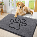 Smiry Dog Door Mat for Muddy Paws, Absorbent Dirt Trapper Non Slip Quick Dry by Smiry
