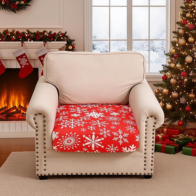 Smiry Printed Couch Cushion Covers, Stretch Soft Couch Covers - Image 5