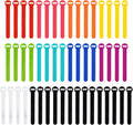 Self-Gripping Cable Ties by Wrap-It Storage - 5" (50-pack) Multicolor