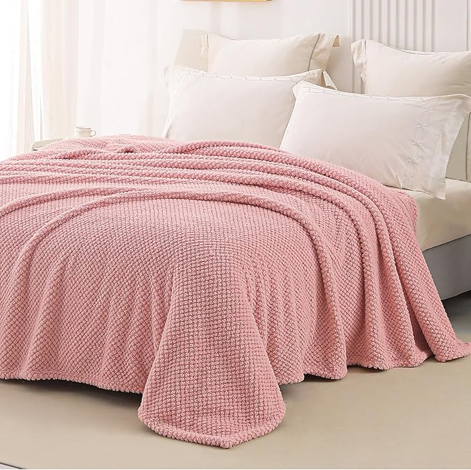 Whale Flotilla Twin Size Fuzzy Fleece Blanket - Image 4