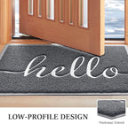 BeneathYourFeet Door Mat, Welcome Mat Low Profile Front Doormat Indoor Outdoor - Image 4