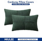 MIULEE Army Green Decorative Lumbar Throw Pillow Covers 12x20 Inch - Image 6