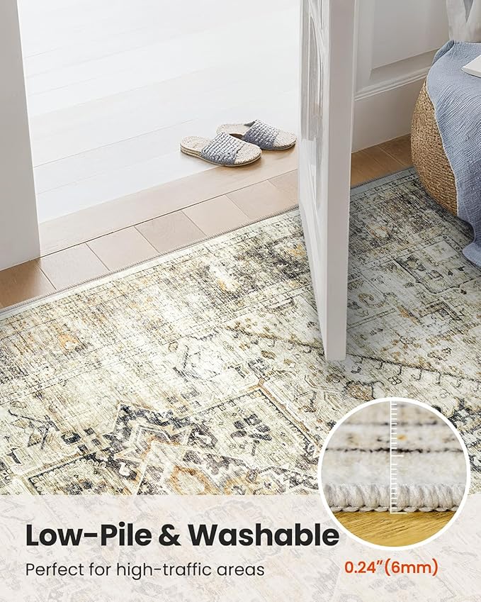 AMADA HOMEFURNISHING 6x9 Area Rugs, Vintage Rugs - Image 7