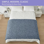 Bigacogo Chunky Knit Throw Blanket - Image 3