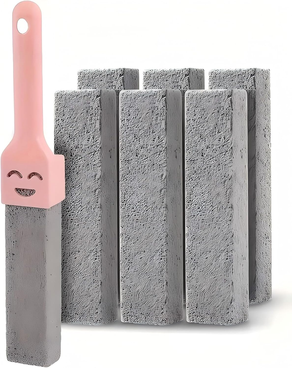JODCSPKERT12 Pack Pumice Stone for Cleaning,Scouring Stick with 2 Handle