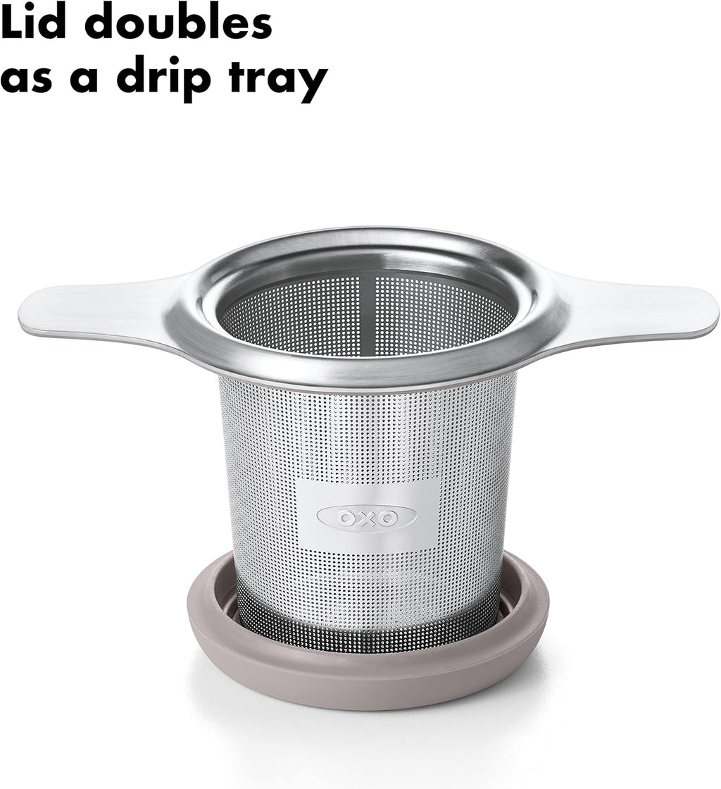 OXO Brew Tea Strainer Basket - Fine Mesh, Stainless Steel