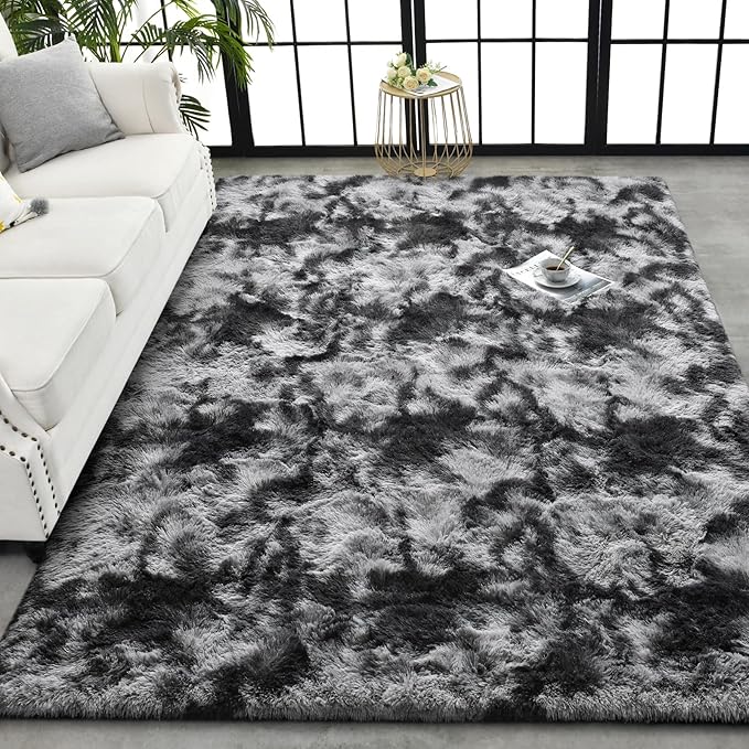 TWINNIS Super Soft Shaggy Rugs Fluffy Carpets 6x9 Feet, Indoor Modern Plush - Image 8