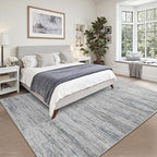 8x10 Area Rugs for Living Room, Modern Abstract Non-Slip Backing Washable Rugs - Image 6